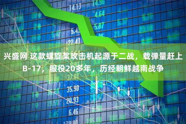 兴盛网 这款螺旋桨攻击机起源于二战,载弹量赶上B-17,服役20多年,历经朝鲜越南战争