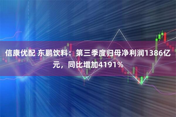 信康优配 东鹏饮料：第三季度归母净利润1386亿元，同比增加4191%