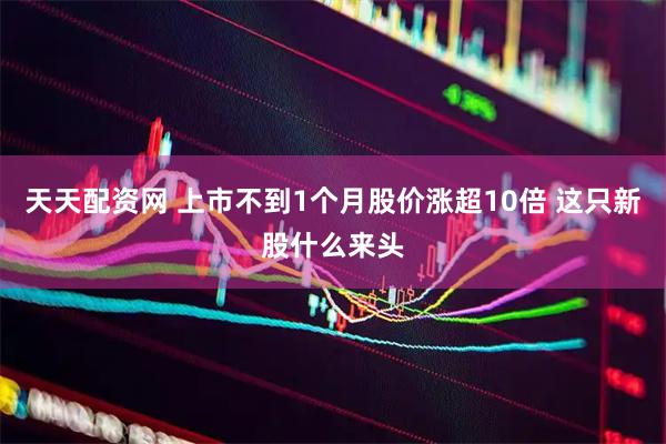 天天配资网 上市不到1个月股价涨超10倍 这只新股什么来头